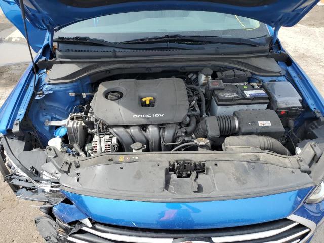 5NPD84LF0JH371682 - 2018 HYUNDAI ELANTRA SEL BLUE photo 11