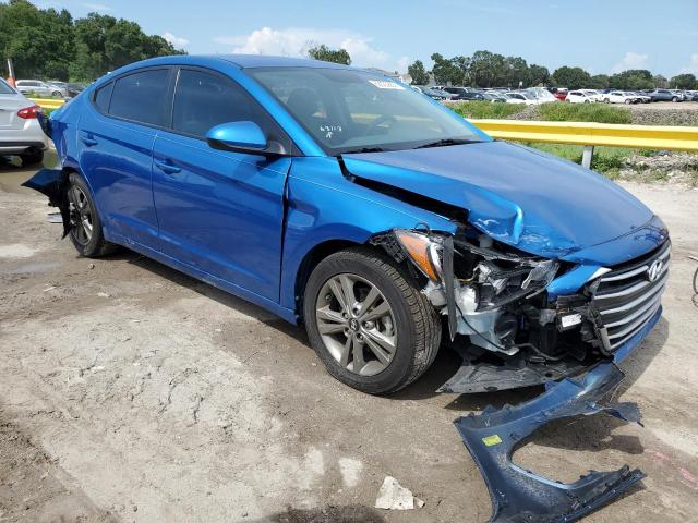 5NPD84LF0JH371682 - 2018 HYUNDAI ELANTRA SEL BLUE photo 4