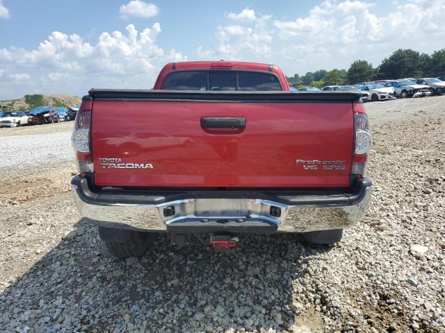 5TETU62N29Z605132 - 2009 TOYOTA TACOMA PRERUNNER ACCESS CAB RED photo 6