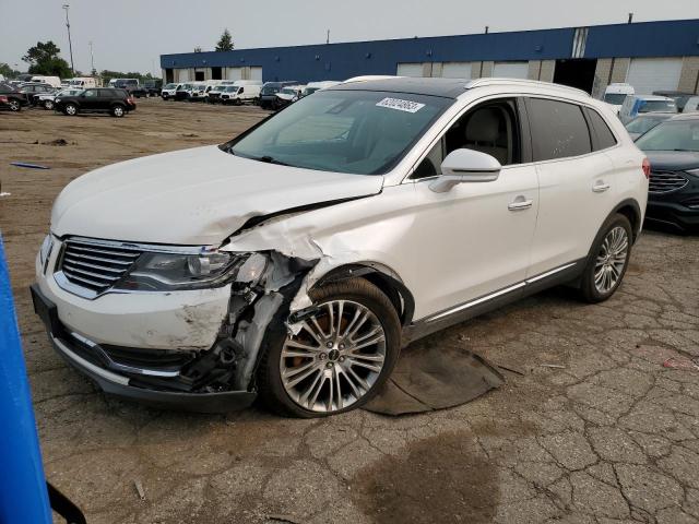 2LMTJ8LR5GBL56522 - 2016 LINCOLN MKX RESERVE WHITE photo 1