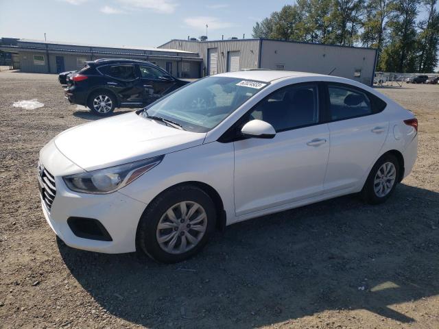 3KPC24A37KE054493 - 2019 HYUNDAI ACCENT SE WHITE photo 1