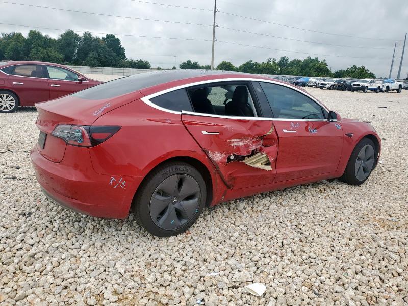 5YJ3E1EA6KF400574 - 2019 TESLA MODEL 3 Rojo foto 3