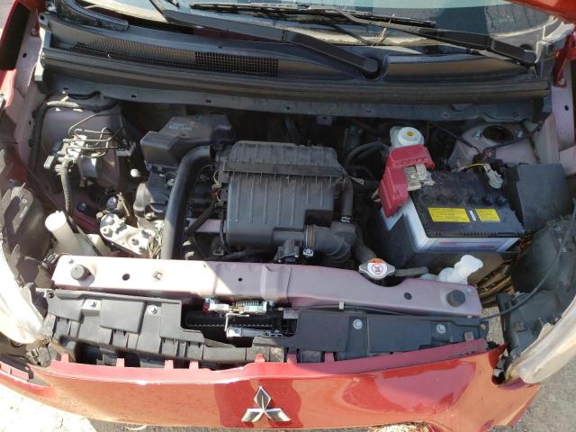 ML32A4HJ6FH059593 - 2015 MITSUBISHI MIRAGE ES RED photo 11