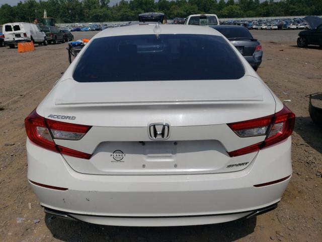 1HGCV1F32LA125460 - 2020 HONDA ACCORD SPORT WHITE photo 6