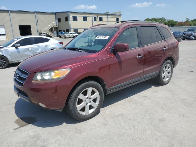 5NMSH13EX7H119229 - 2007 HYUNDAI SANTA FE SE BURGUNDY photo 1