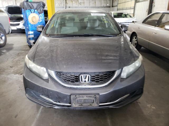 19XFB2E50DE010822 - 2013 HONDA CIVIC LX GRAY photo 5