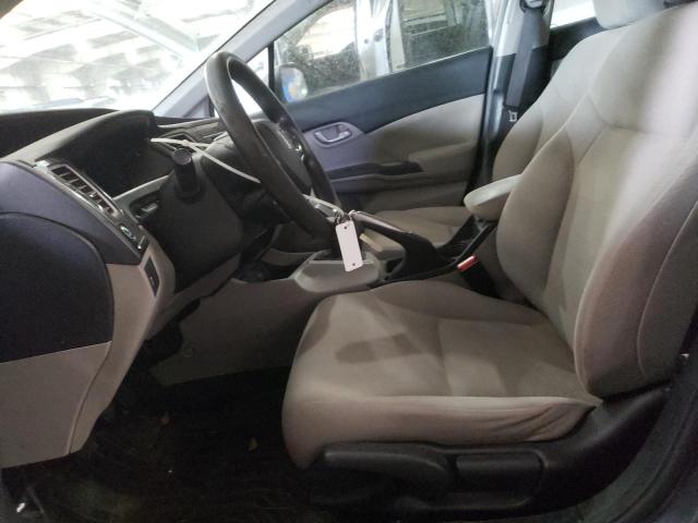 19XFB2E50DE010822 - 2013 HONDA CIVIC LX GRAY photo 7