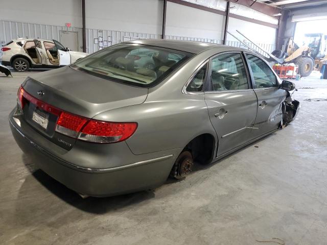 KMHFC46F37A157414 - 2007 HYUNDAI AZERA SE GRAY photo 3