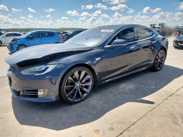 5YJSA1E40GF145137 - 2016 TESLA MODEL S Boz foto 1