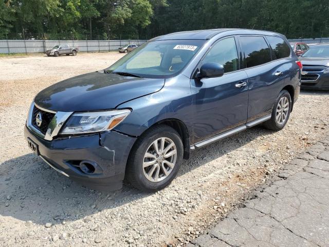 5N1AR2MMXFC625737 - 2015 NISSAN PATHFINDER S BLUE photo 1