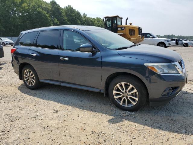 5N1AR2MMXFC625737 - 2015 NISSAN PATHFINDER S BLUE photo 4