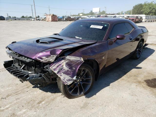 2C3CDZFJ7LH156840 - 2020 DODGE CHALLENGER R/T SCAT PACK PURPLE photo 1