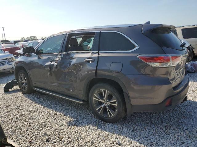 5TDKKRFH2GS507140 - 2016 TOYOTA HIGHLANDER XLE Grafit foto 2