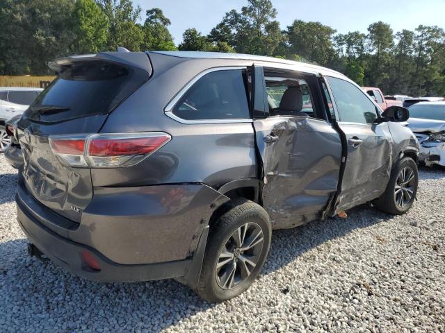 5TDKKRFH2GS507140 - 2016 TOYOTA HIGHLANDER XLE Grafit foto 3