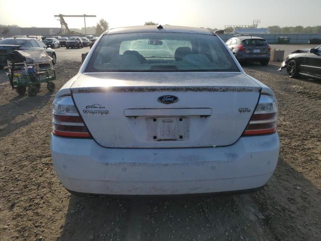 1FAHP24W78G133467 - 2008 FORD TAURUS SEL WHITE photo 6