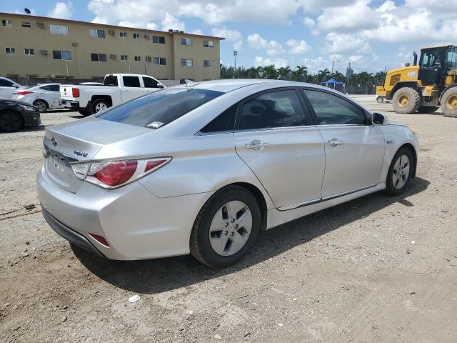 KMHEC4A48CA059586 - 2012 HYUNDAI SONATA HYBRID SILVER photo 3