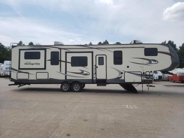 4X4FWBN2XHV700339 - 2017 WILDWOOD 5TH WHEEL BEIGE photo 7