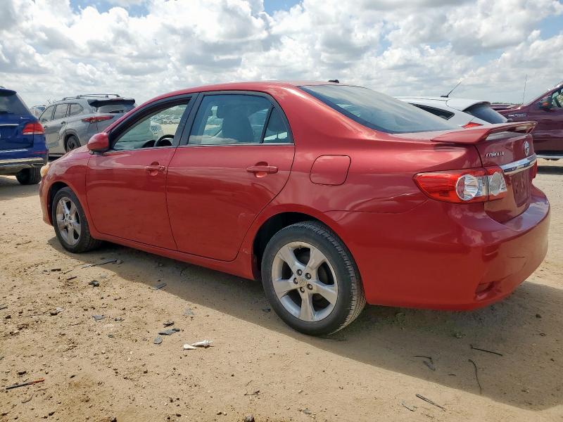 5YFBU4EE2CP045752 - 2012 TOYOTA COROLLA BASE წითელი ფოტო 2