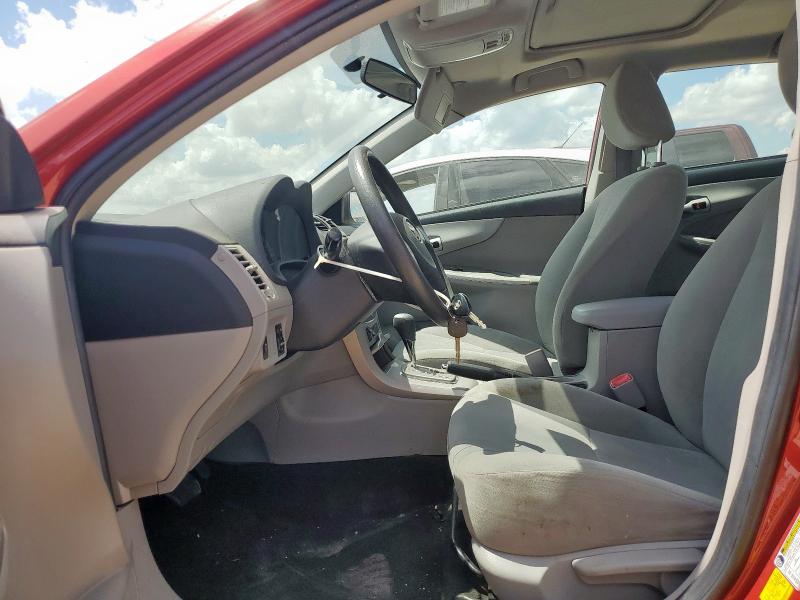 5YFBU4EE2CP045752 - 2012 TOYOTA COROLLA BASE წითელი ფოტო 7