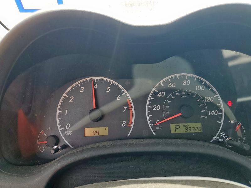 5YFBU4EE2CP045752 - 2012 TOYOTA COROLLA BASE წითელი ფოტო 9