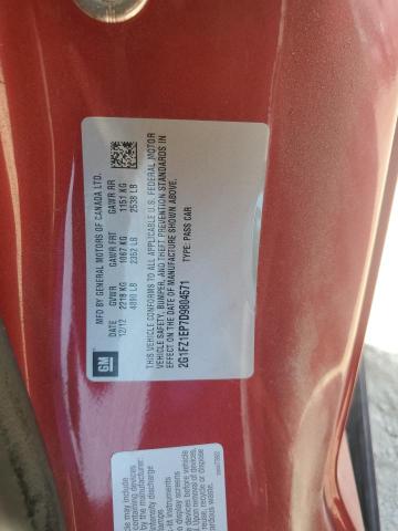 2G1FZ1EP7D9804571 - 2013 CHEVROLET CAMARO ZL1 BURGUNDY photo 12