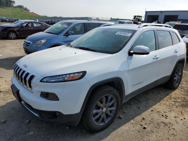 1C4PJMDS5EW109265 - 2014 JEEP CHEROKEE LIMITED WHITE photo 1