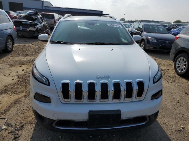 1C4PJMDS5EW109265 - 2014 JEEP CHEROKEE LIMITED WHITE photo 5