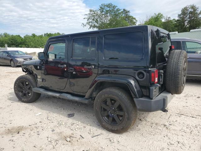 1C4HJWEG8FL725040 - 2015 JEEP WRANGLER U SAHARA შავი ფოტო 2