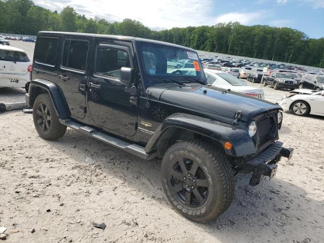 1C4HJWEG8FL725040 - 2015 JEEP WRANGLER U SAHARA შავი ფოტო 4