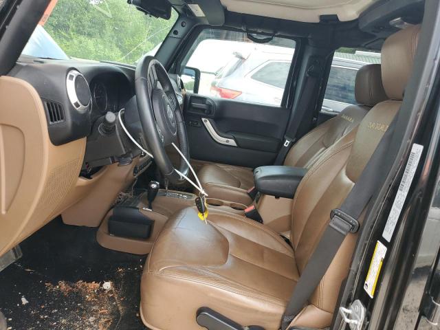 1C4HJWEG8FL725040 - 2015 JEEP WRANGLER U SAHARA შავი ფოტო 7