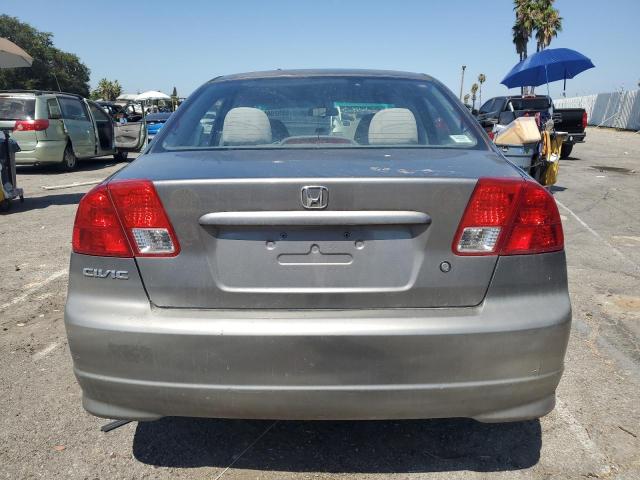 2HGES16365H586036 - 2005 HONDA CIVIC DX VP GRAY photo 6