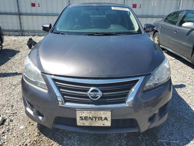 3N1AB7AP3FY302404 - 2015 NISSAN SENTRA S GRAY photo 5