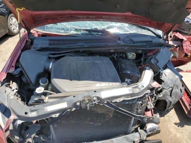 2A4RR8DG0BR649450 - 2011 CHRYSLER TOWN & COU TOURING L RED photo 12
