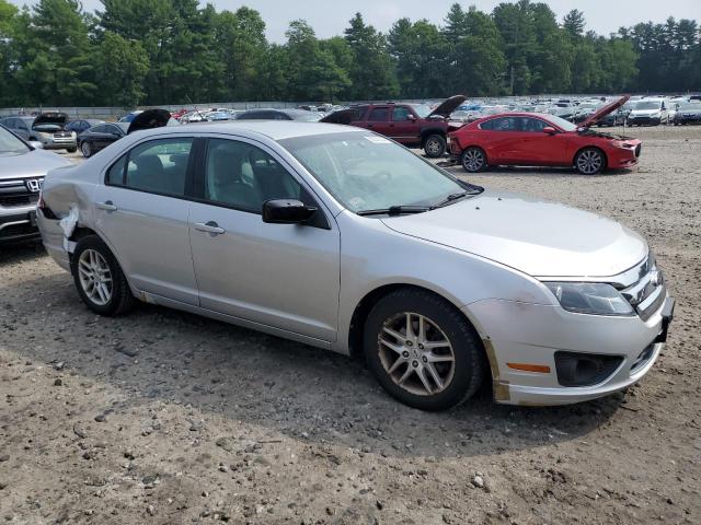 3FAHP0GA5AR347988 - 2010 FORD FUSION S SILVER photo 4