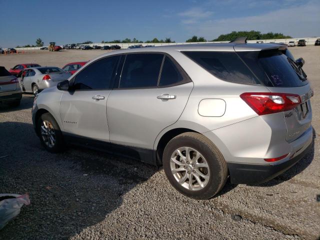 2GNAXHEV6J6133011 - 2018 CHEVROLET EQUINOX LS SILVER photo 2