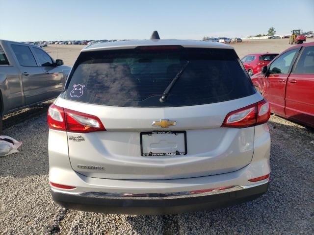 2GNAXHEV6J6133011 - 2018 CHEVROLET EQUINOX LS SILVER photo 6