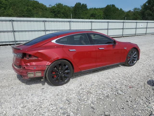 5YJSA1H1XEFP54038 - 2014 TESLA MODEL S Qırmızı foto 3