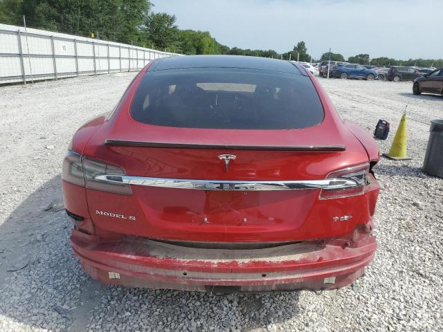5YJSA1H1XEFP54038 - 2014 TESLA MODEL S Qırmızı foto 6