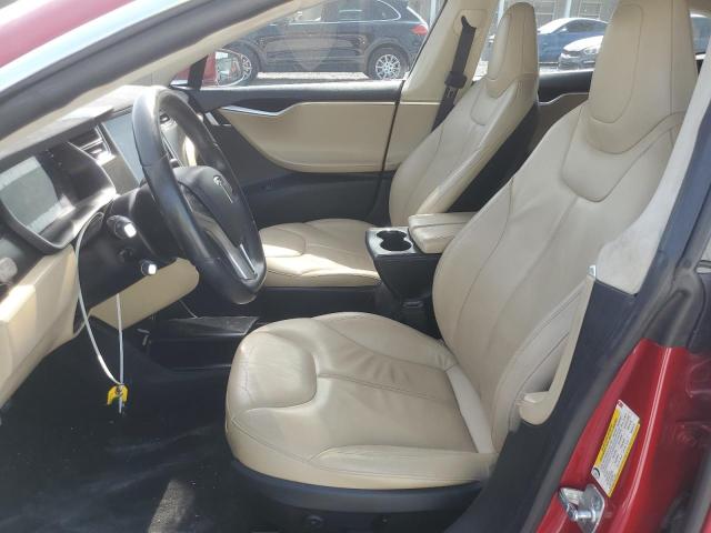 5YJSA1H1XEFP54038 - 2014 TESLA MODEL S Qırmızı foto 7