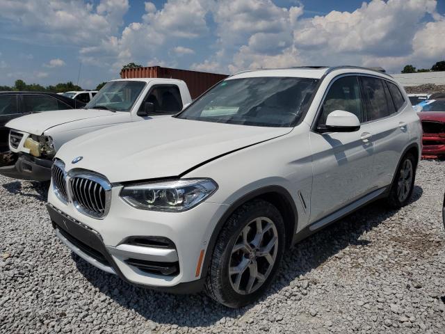 5UXTY3C06M9G66009 - 2021 BMW X3 SDRIVE30I WHITE photo 1
