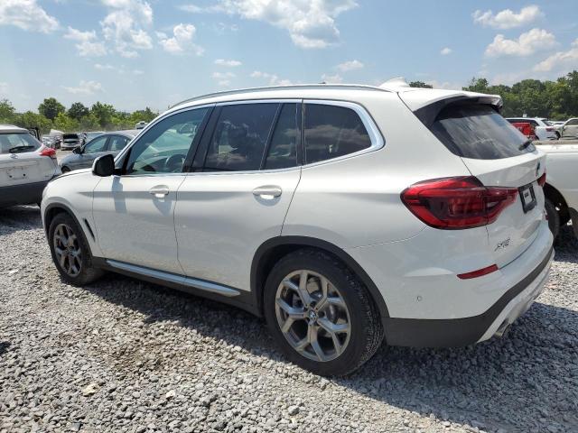 5UXTY3C06M9G66009 - 2021 BMW X3 SDRIVE30I WHITE photo 2