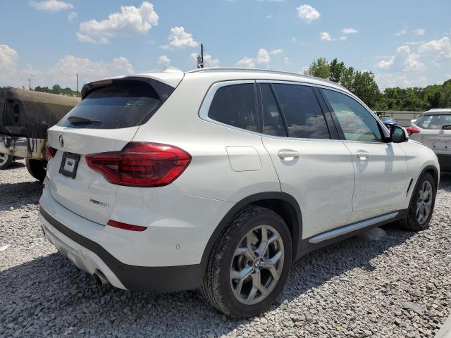 5UXTY3C06M9G66009 - 2021 BMW X3 SDRIVE30I WHITE photo 3