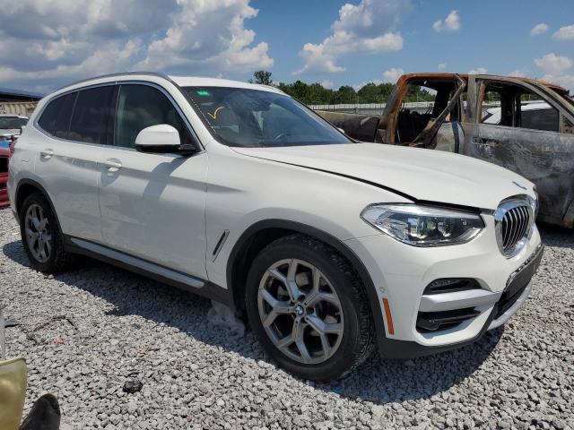 5UXTY3C06M9G66009 - 2021 BMW X3 SDRIVE30I WHITE photo 4