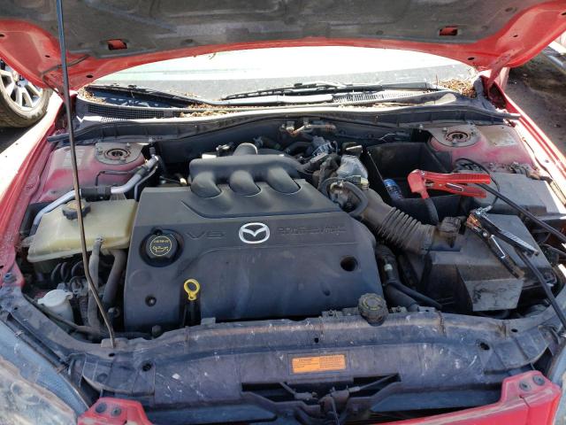 1YVHP84D565M45334 - 2006 MAZDA 6 S RED photo 11