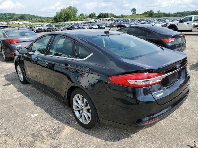 3FA6P0LUXHR158464 - 2017 FORD FUSION SE HYBRID BLACK photo 2