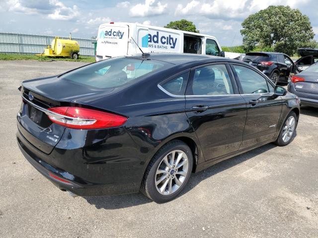 3FA6P0LUXHR158464 - 2017 FORD FUSION SE HYBRID BLACK photo 3