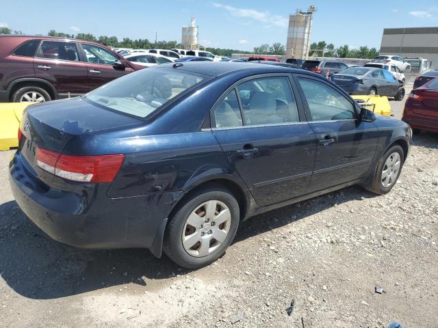 5NPET46C58H360952 - 2008 HYUNDAI SONATA GLS BLUE photo 3