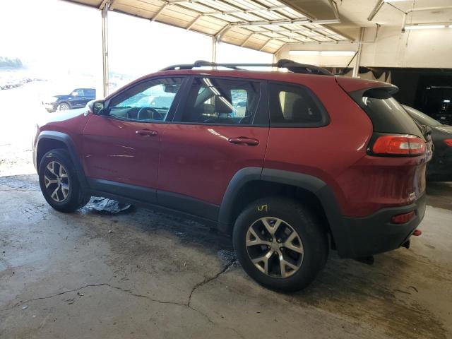 1C4PJMBS1FW745928 - 2015 JEEP CHEROKEE TRAILHAWK MAROON photo 2