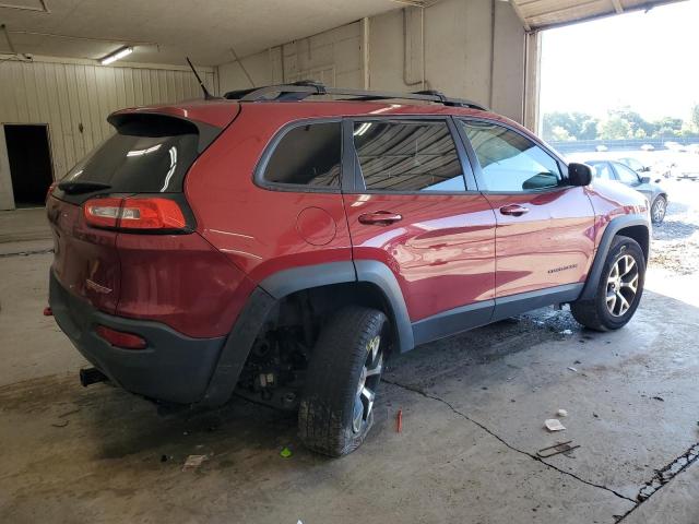 1C4PJMBS1FW745928 - 2015 JEEP CHEROKEE TRAILHAWK MAROON photo 3