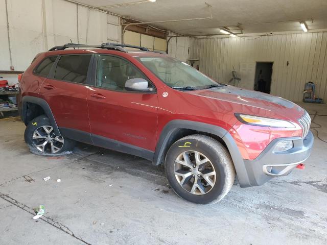 1C4PJMBS1FW745928 - 2015 JEEP CHEROKEE TRAILHAWK MAROON photo 4